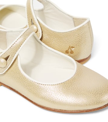 Ella metallic leather Mary Jane flats | Bonpoint