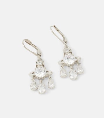 Joaquina Orb embellished drop earrings | Vivienne Westwood