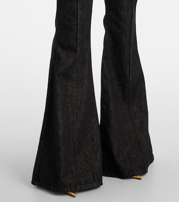 Jean flare à taille mi-haute | Self-Portrait