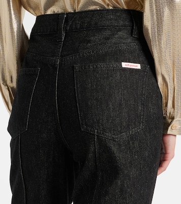 Jean flare à taille mi-haute | Self-Portrait