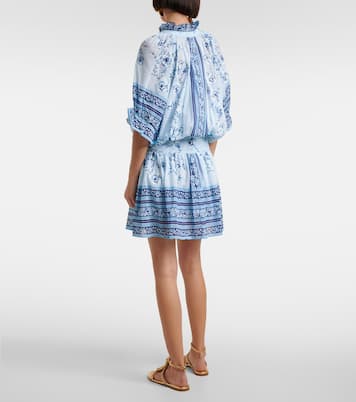 Bedrucktes Minikleid aus Baumwolle | Juliet Dunn