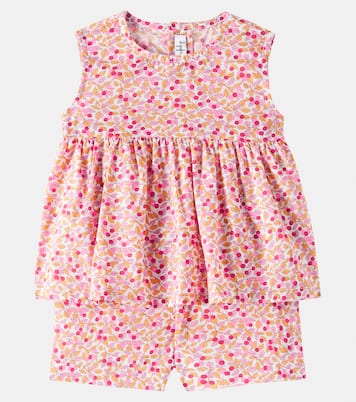 Bébé – Ensemble chemise et short en coton | Il Gufo