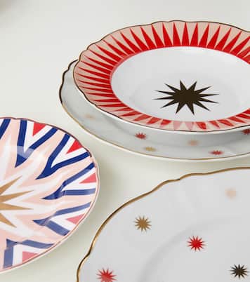 Folgore set of 4 dessert plates | Bitossi