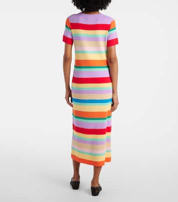 Abito lungo Duster a righe | Rixo