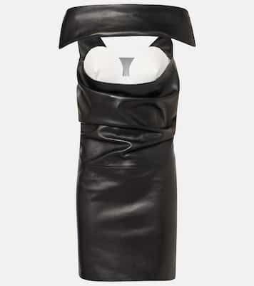 Robe de cocktail en cuir | Jean Paul Gaultier