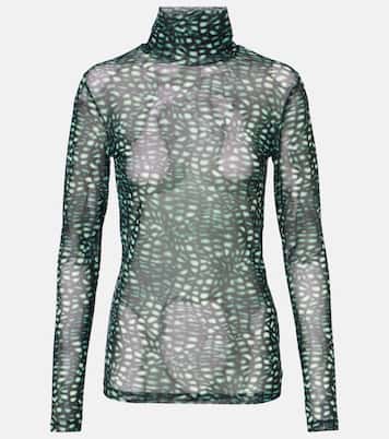 Lupetto trasparente con stampa | Dries Van Noten