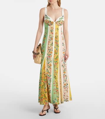 Maxikleid aus einem Leinengemisch | Farm Rio