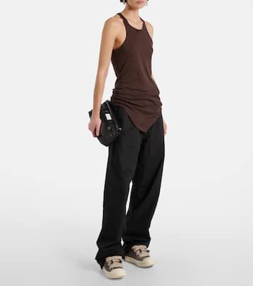 High-Top Sneakers Jumbolace aus Canvas | Rick Owens