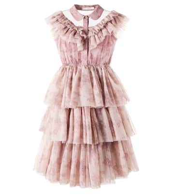 Jeena toile de jouy tulle dress | C'era Una Volta