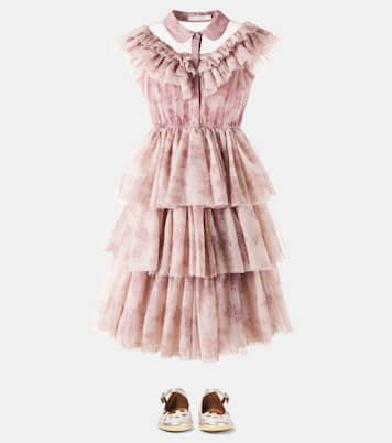 Jeena toile de jouy tulle dress | C'era Una Volta