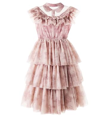 Jeena toile de jouy tulle dress | C'era Una Volta