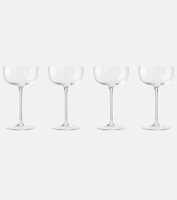 Anemone Vaniglia set of 4 champagne glasses | Serax