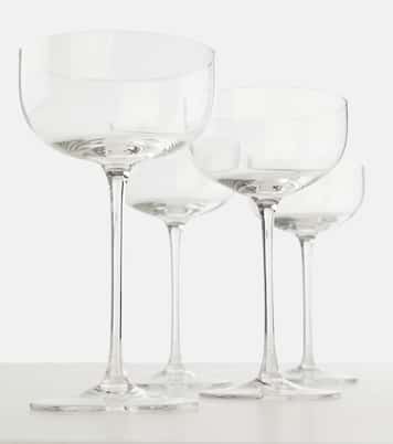 Anemone Vaniglia set of 4 champagne glasses | Serax