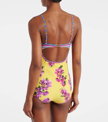 Costume intero con stampa floreale | Dolce&Gabbana