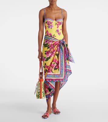Costume intero con stampa floreale | Dolce&Gabbana