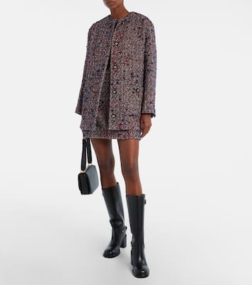 Horsebit leather knee-high boots | Gucci