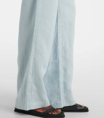 Pantaloni Lulea a gamba larga in lino | Faithfull