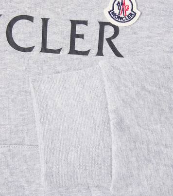 Logo棉质针织帽衫 | Moncler Enfant