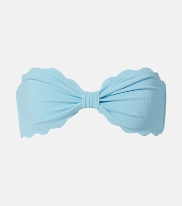 Antibes scalloped bikini bandeau top | Marysia