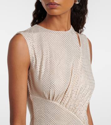 Embellished cutout midi dress | Self-Portrait