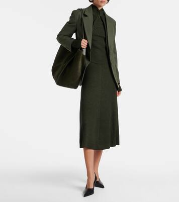 Ribbed-knit wool turtleneck sweater | Victoria Beckham