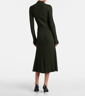 Ribbed-knit wool turtleneck sweater | Victoria Beckham