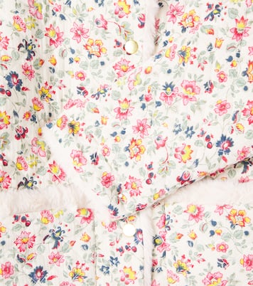 Floral quilted cotton coat | Louise Misha