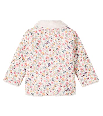 Floral quilted cotton coat | Louise Misha