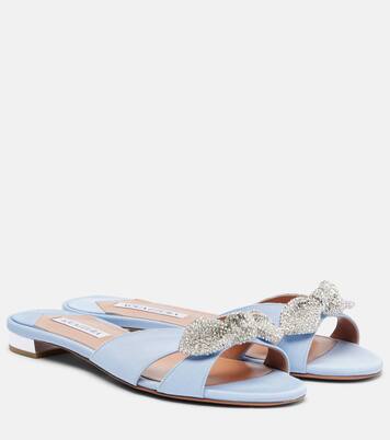 Very Bow Tie embellished flats  | Aquazzura