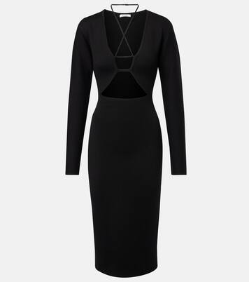 Vestido midi de punto de lana virgen | Nensi Dojaka