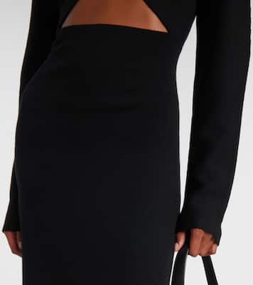 Vestido midi de punto de lana virgen | Nensi Dojaka