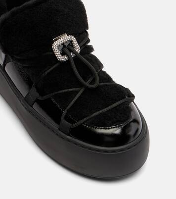 Viv' Up 시어링 페이턴트 레더 스니커즈 | Roger Vivier