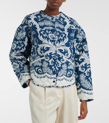 Printed quilted jacket | Farm Rio