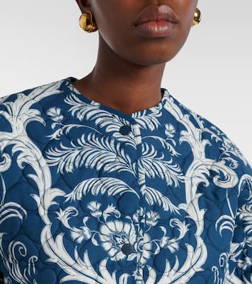 Printed quilted jacket | Farm Rio