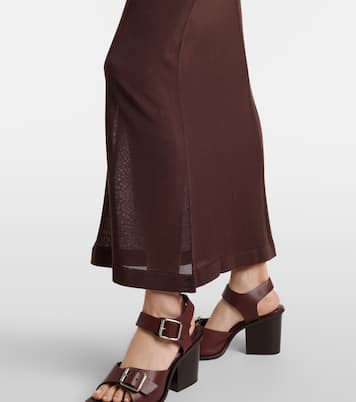 Maxikleid aus Crêpe | Lemaire