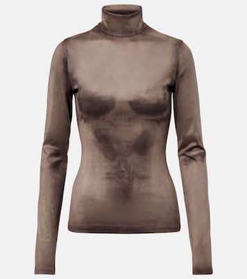 Tarkis trompe-l’œil turtleneck top | Acne Studios