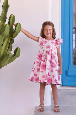 Floral cotton dress | Tartine et Chocolat