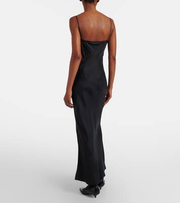 Barina lace-trimmed silk slip dress | The Row