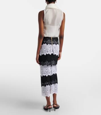 Lace midi skirt | Carolina Herrera