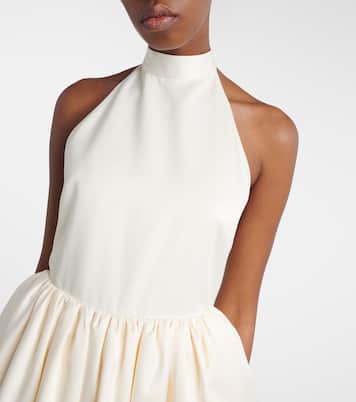 Bridal halterneck satin gown | Rotate