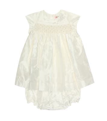 Baby - Abito Maruska in seta con culottes | Bonpoint