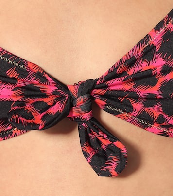 Top bikini Luca a stampa leopardata | Reina Olga