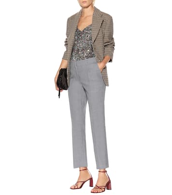 High-rise wool-blend pants | Dries Van Noten