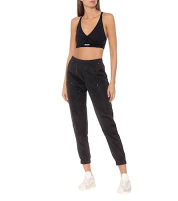 Top sportivo in nylon stretch | Adam Selman Sport