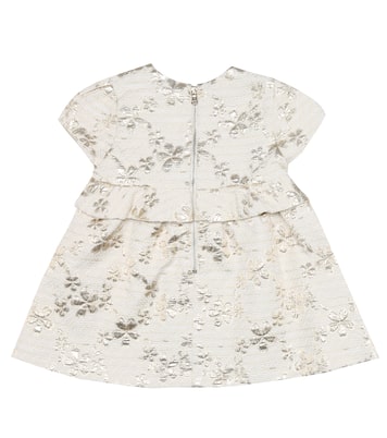 Bebé - vestido de algodón floral metalizado | Tartine et Chocolat