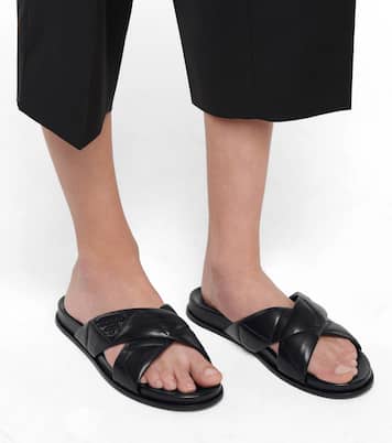 Sandali in pelle matelassé | Prada