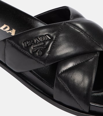 Sandali in pelle matelassé | Prada