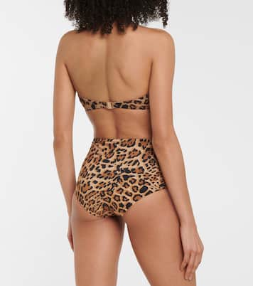 Slip bikini Bree a stampa leopardata | Karla Colletto