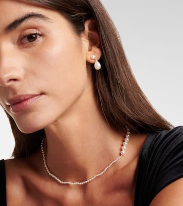 Boucles d'oreilles Venus L'eau en or 14 ct et perles | Sophie Bille Brahe