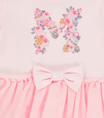 Bebé - body de punto de algodón estampado | Monnalisa